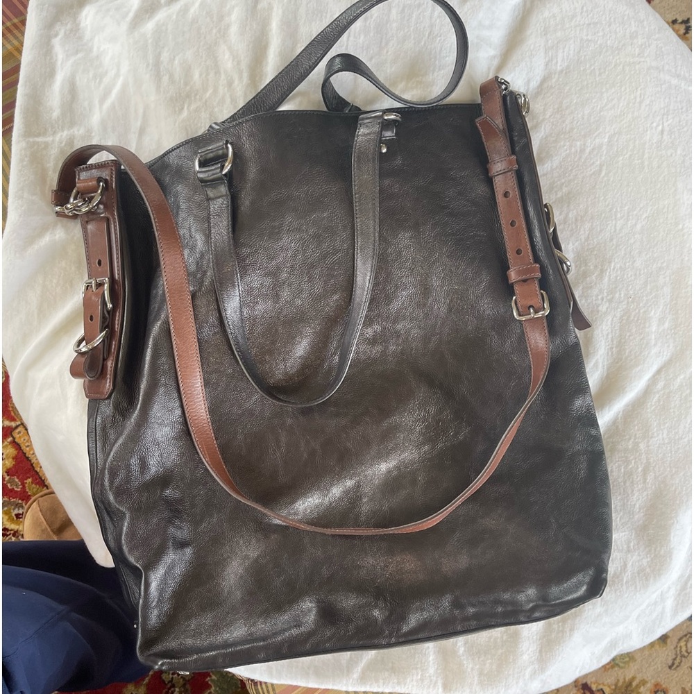 Vintage Prada Glacé Folding tote - Picture 2 of 16